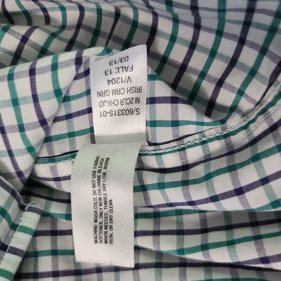 Gap Womens Button Up Shirt Multicolor SIze Small Cotton Non Iron Long Sleeve - Picture 8 of 12